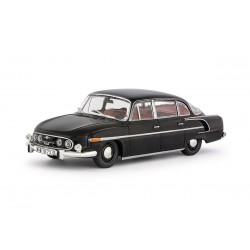 1969 Tatra 603-2 − černá / maronový (tmavě červený) interiér − ABREX 1:43