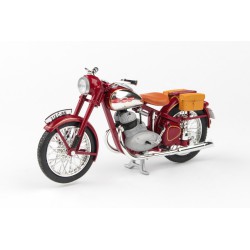 1948 JAWA 350 Pérák Standard − Tmavě červená − ABREX 1:18