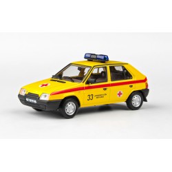 1988 Škoda Favorit 136 L − Záchranná služba města Brno − ABREX 1:43