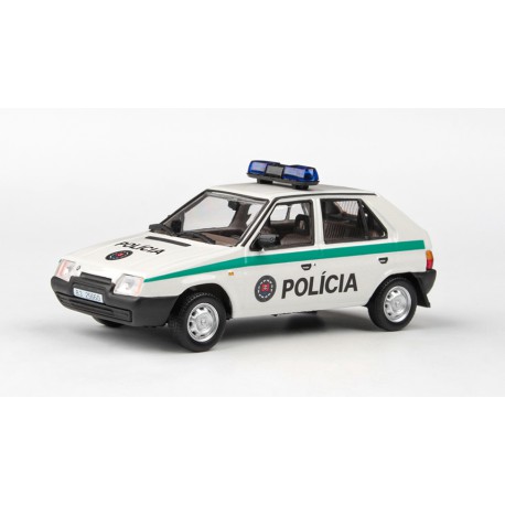 Škoda Favorit 136 L − Polícia (policie) Slovenskej republiky, SR 1991 − ABREX 1:43