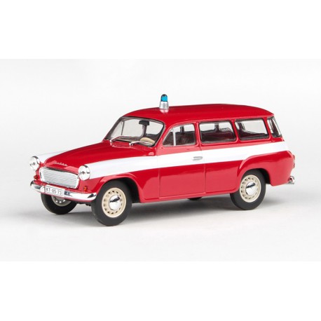 1964 Škoda 1202 "Stejšna", kombi − Požární ochrana (hasiči) − ABREX 1:43