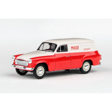 1965 Škoda 1202 "Stejšna", dodávka − Maso Uzeniny − ABREX 1:43