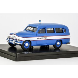 1957 Škoda 1201 STW prodl. s majákem LB-3 − Veřejná bezpečnost − ABREX 1:43