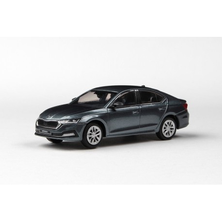 2020 Škoda Octavia IV − Šedá Quartz metalíza − Abrex 1:43