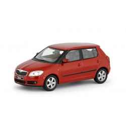 2006 Škoda Fabia II − červená Corrida Uni − Abrex 1:43