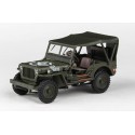 1944 Jeep Willys − 1/4 Ton Military Vehicle − velitelský vůz − Cararama/ABREX 1:43