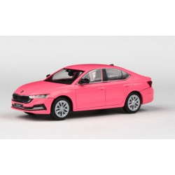 2020 Škoda Octavia IV − Růžová − Abrex 1:43