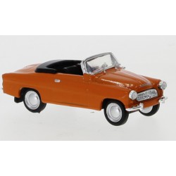 1959 Škoda Felicia − červenooranžová − Brekina HO 1:87