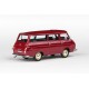 1974 Škoda 1203 minibus − Červená rubínová − Abrex 1:43