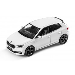 2022 Škoda Fabia IV − barva bílá Moon − Norev 1:43