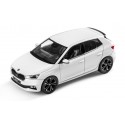 2022 Škoda Fabia IV − barva bílá Moon − Norev 1:43