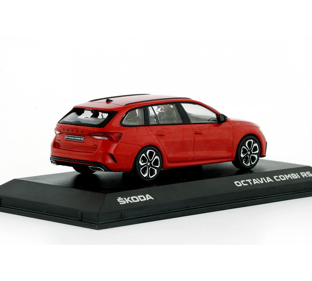 2020 Škoda Octavia IV RS Combi − červená Velvet − Norev 1:43