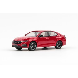 2020 Škoda Octavia IV RS − červená Velvet Metalíza − Abrex 1:43