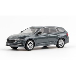 2020 Škoda Octavia IV Combi − šedá Quartz metalíza − ABREX 1:43