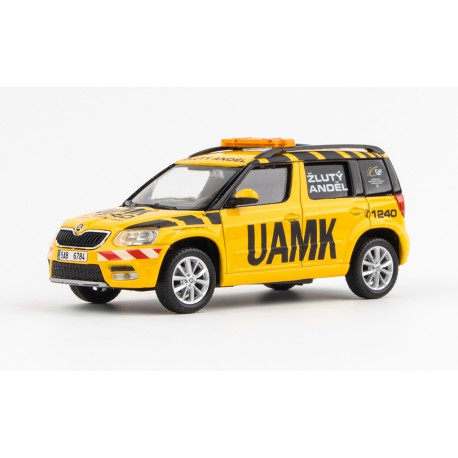 2013 Škoda Yeti FL − asistenční vůz ÚAMK − ABREX 1:43