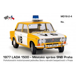 1977 LADA 1500 – MS SNB Praha, Pohotovostní motorizovaná jednotka Sboru národní bezpečnosti – Model DEPO 1:18
