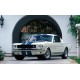 1965 Ford Mustang Shelby GT 350 "Cobra" − bílý s modrými pruhy − IXO Models 1:43