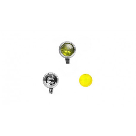 4 ks "Střední přídavná světla" o průměru 3,45 mm − žlutá − CAL 1:43