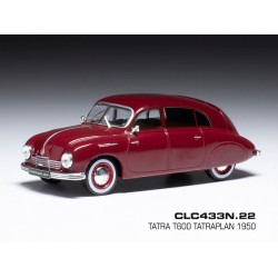1950 Tatra T600, Tatraplan − tmavě červená − IXO Models 1:43