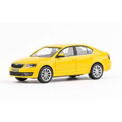 2012 Škoda Octavia III − žlutá barva "Taxi" − ABREX 1:43