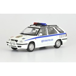 1998 Škoda Felicia FL Combi − Městská policie Jaroměř, s originálním NALEPENÝM rámem − ABREX 1:43