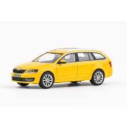 2013 Škoda Octavia III Combi − žlutá barva "Taxi" − ABREX 1:43