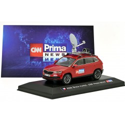 2022 Škoda Karoq – CNN Prima News, Zpravodajství – CAL / Norev 1:43, LIMITOVANÁ EDICE 50 ks