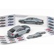 2020 Škoda Octavia IV − Šedá Platin metalíza − ABREX 1:43