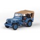 1944 Jeep Willys − 1/4 Ton Military Vehicle − Royal Air Force service − Cararama/ABREX 1:43