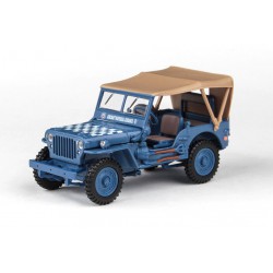 1944 Jeep Willys − 1/4 Ton Military Vehicle − Royal Air Force service − Cararama/ABREX 1:43