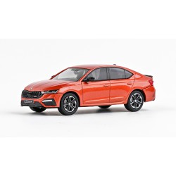 2020 Škoda Octavia IV RS − Oranžová Tangerine metalíza − Abrex 1:43