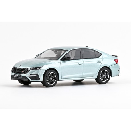 2020 Škoda Octavia IV RS − Zelená Arctic metalíza − Abrex 1:43