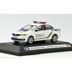 2016 Škoda Rapid – Dopravní Policie Ukrajiny – Model DEPO 1:43