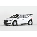 2022 Škoda Fabia IV RS Rally2 − kola na šotolinu, 11paprskové disky − tovární bílá − ABREX 1:43