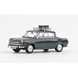 1969 Škoda 1100 MBX, se zahrádkou a zavazadlem − Šedá tmavá − ABREX 1:43