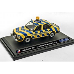 1986 Škoda 120 L − Silniční a odtahová služba, Autoturist ČSSR − Abrex/CAL/Model DEPO 1:43 - PŘEDOBJEDNÁVKA