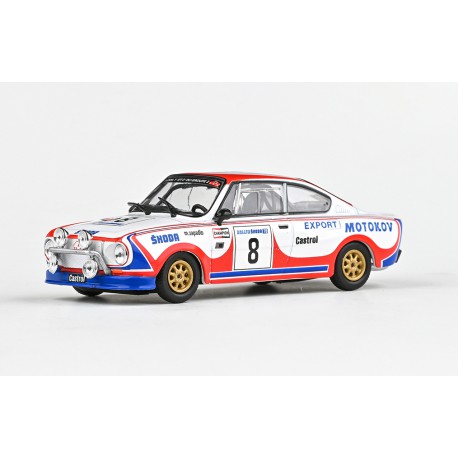 1977 Škoda 130 RS − Rallye Škoda 1978, č. 8 − M. Zapadlo & J. Motal − ABREX 1:43