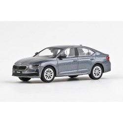 2024 Škoda Octavia IV FL − šedá Graphite metalíza − Abrex 1:43