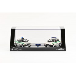 Diorama "Od Veřejné Bezpečnosti K Policii − 4/4" − Škoda 120 L, Favorit a sada majáků − Abrex 1:43