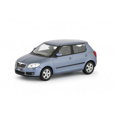 2007 Škoda Fabia II − šedá Satin metalíza − ABREX 1:43