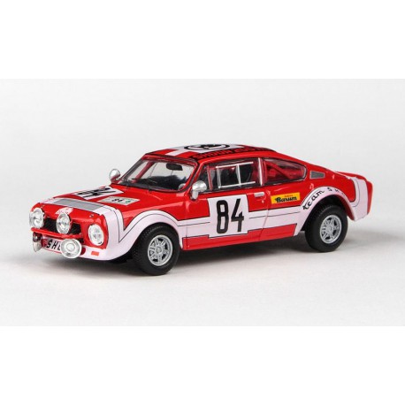 1974 Škoda 200 RS − Rallye Jeseníky 1974, č. 84, Šedivý - Janeček − ABREX 1:43