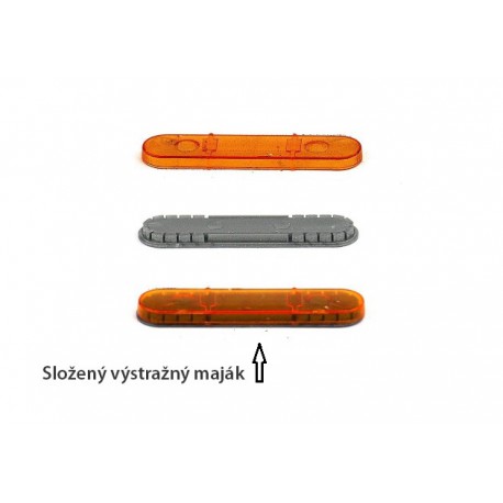Maják Magnum - Holomý − oranžový − stavebnice − CAL 1:43