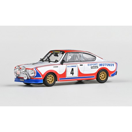 1977 Škoda 130 RS − Rallye Škoda 1978, č. 4 − S. Kvaizar & P. Kotek − ABREX 1:43