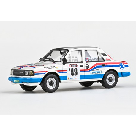 1984 Škoda Škoda 120 L − Star Rally Barum Rally Zlín Historic 2021, č. 49 Zavřel & Vtípil − ABREX 1:43