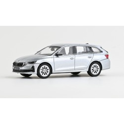 2024 Škoda Škoda Octavia IV FL Combi – Stříbrná Brilliant metalíza − Abrex 1:43
