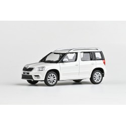2013 Škoda Yeti FL − bílá Candy − Abrex 1:43