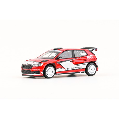 2022 Škoda Fabia IV RS Rally2 − Škoda Motorsport Design 2024 − ABREX 1:43