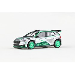 2022 Škoda Fabia IV RS Rally2 − Škoda Motorsport Design 2023 − ABREX 1:43