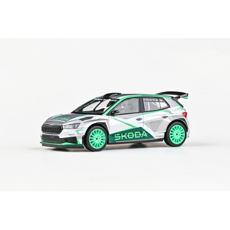 2022 Škoda Fabia IV RS Rally2 − Škoda Motorsport Design 2023 − ABREX 1:43