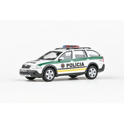 2007 Škoda Octavia II Combi Scout - Polícia Slovenskej republiky − ABREX 1:43